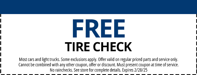 Free Tire Check